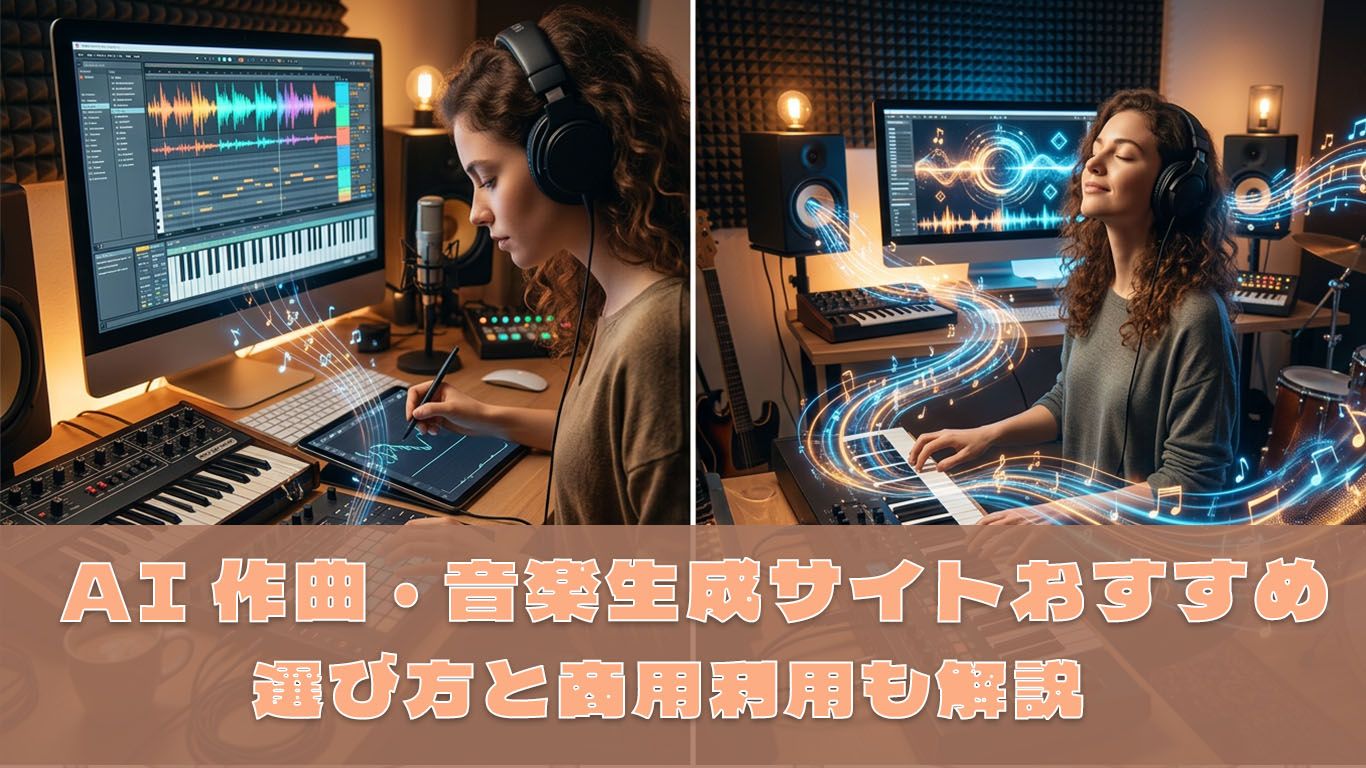AI作曲・音楽生成サイトおすすめ7選!作り方と商用利用も解説