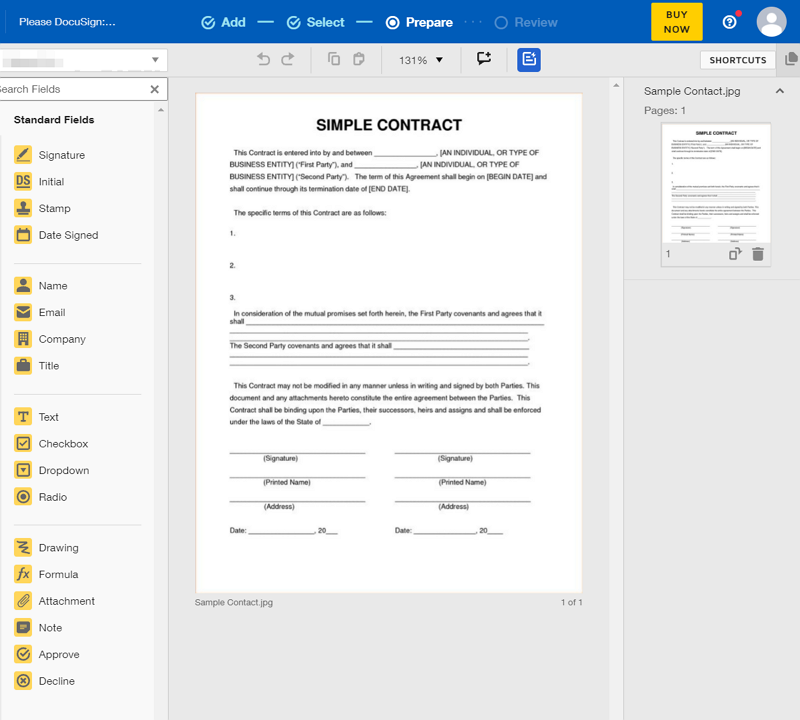 DocuSign on Mac