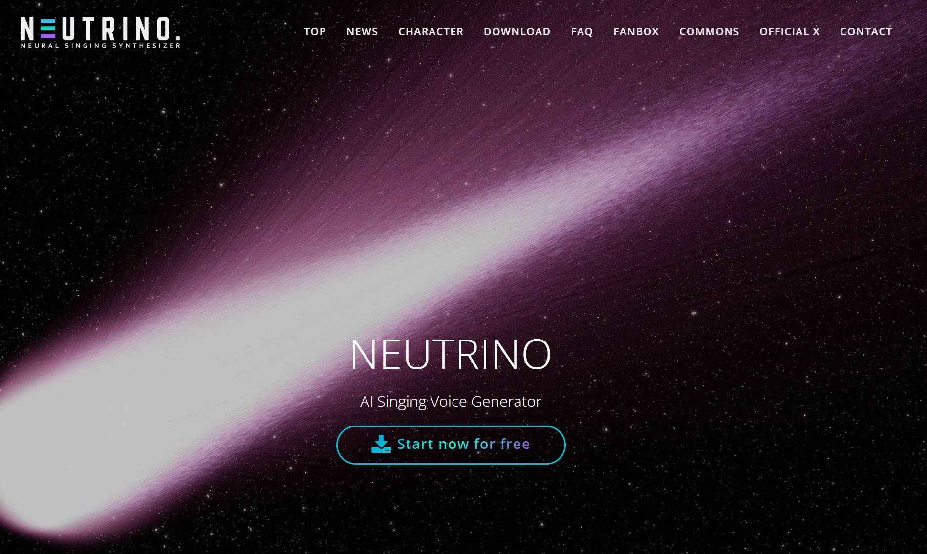 NEUTRINO AIに歌わせるサイト