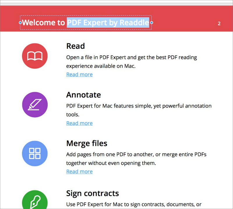 PDF Expert on Mac