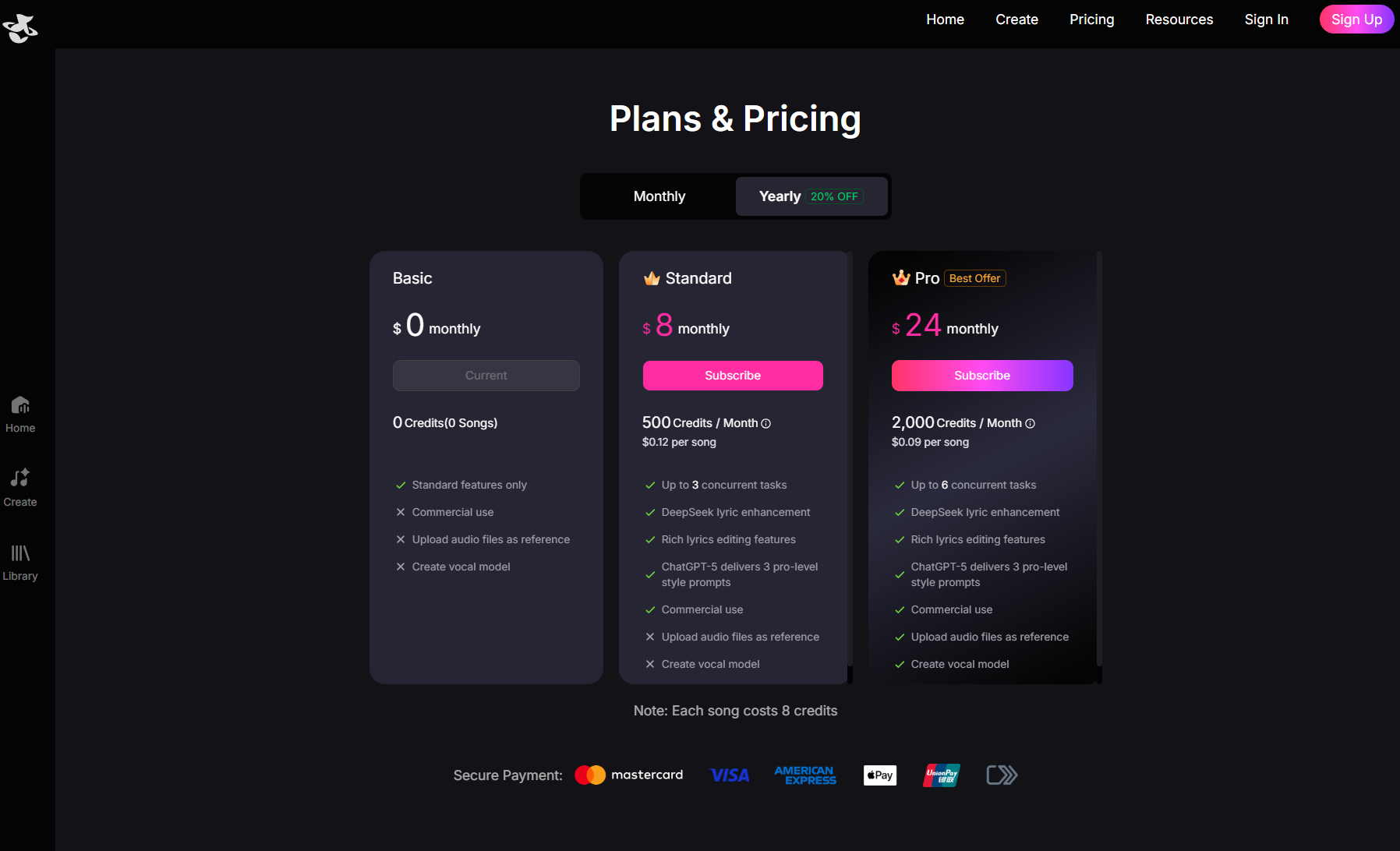 Tad AI pricing